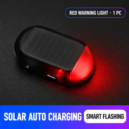 Solar Car Security Warning Light | Auto Night Flash