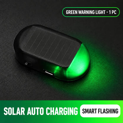 Solar Car Security Warning Light | Auto Night Flash
