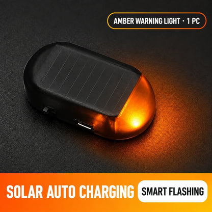 Solar Car Security Warning Light | Auto Night Flash