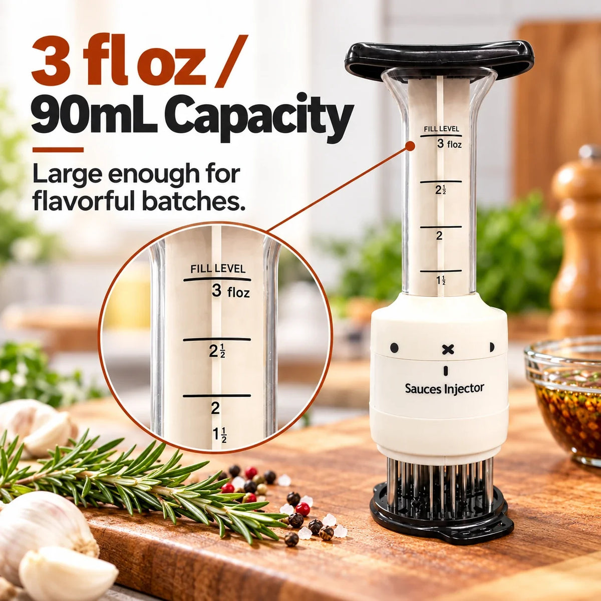 🔥 Meat Marinade Injector – Juicier, Deeper Flavor Every Bite