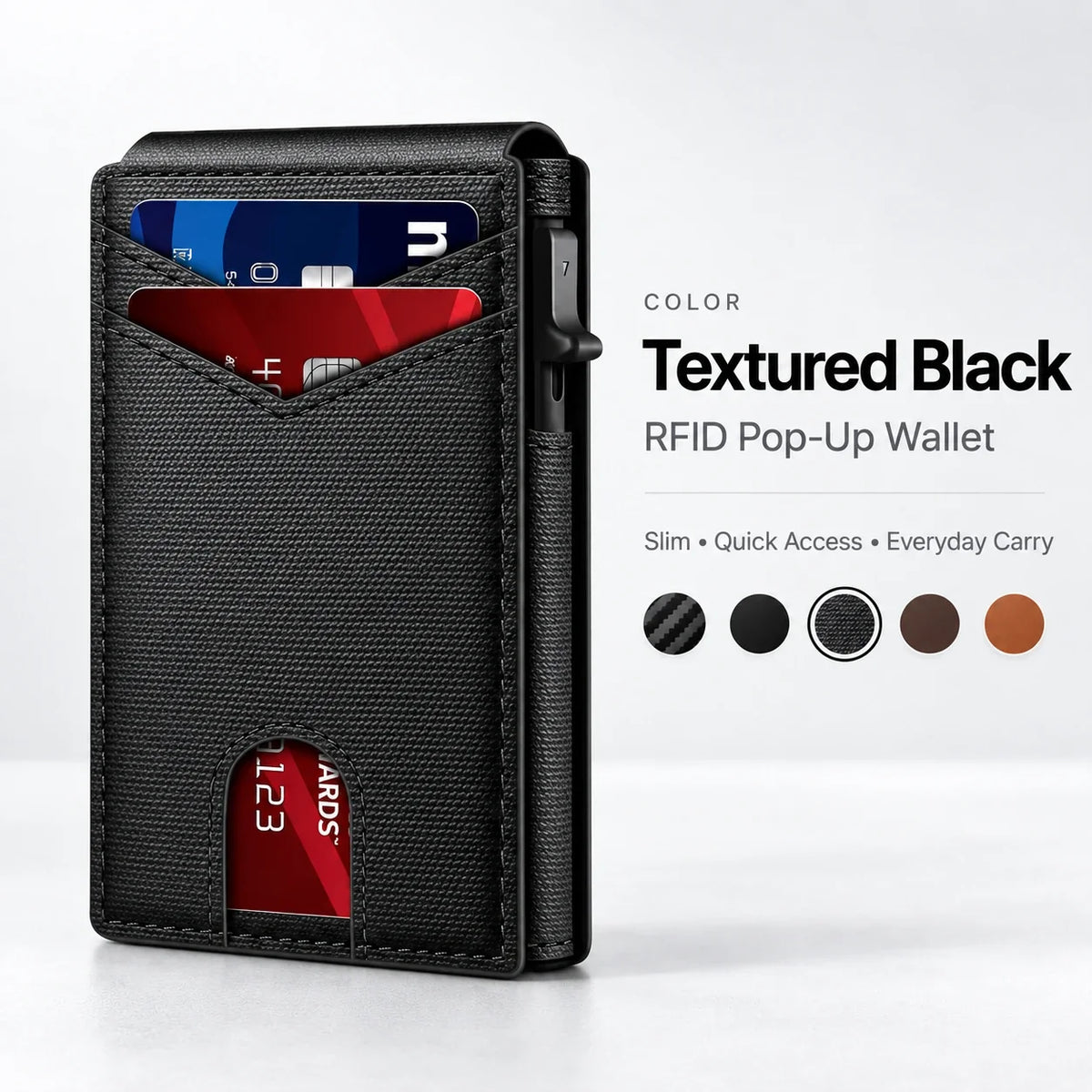 RFID Pop-Up Wallet for Men | Slim Quick-Access Wallet