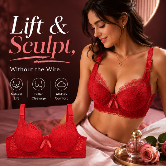 💖 Fall in Love with Your Silhouette: Ultra-Lifting Lace Bra