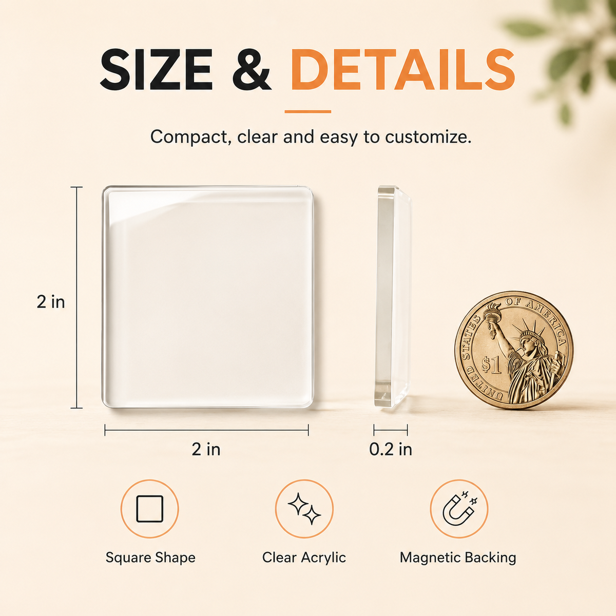 🧊DIY Acrylic Fridge Magnet Making Kit – Custom Clear Picture Magnets for Kids’ Artwork, Family Photos & Creative Home Decor
