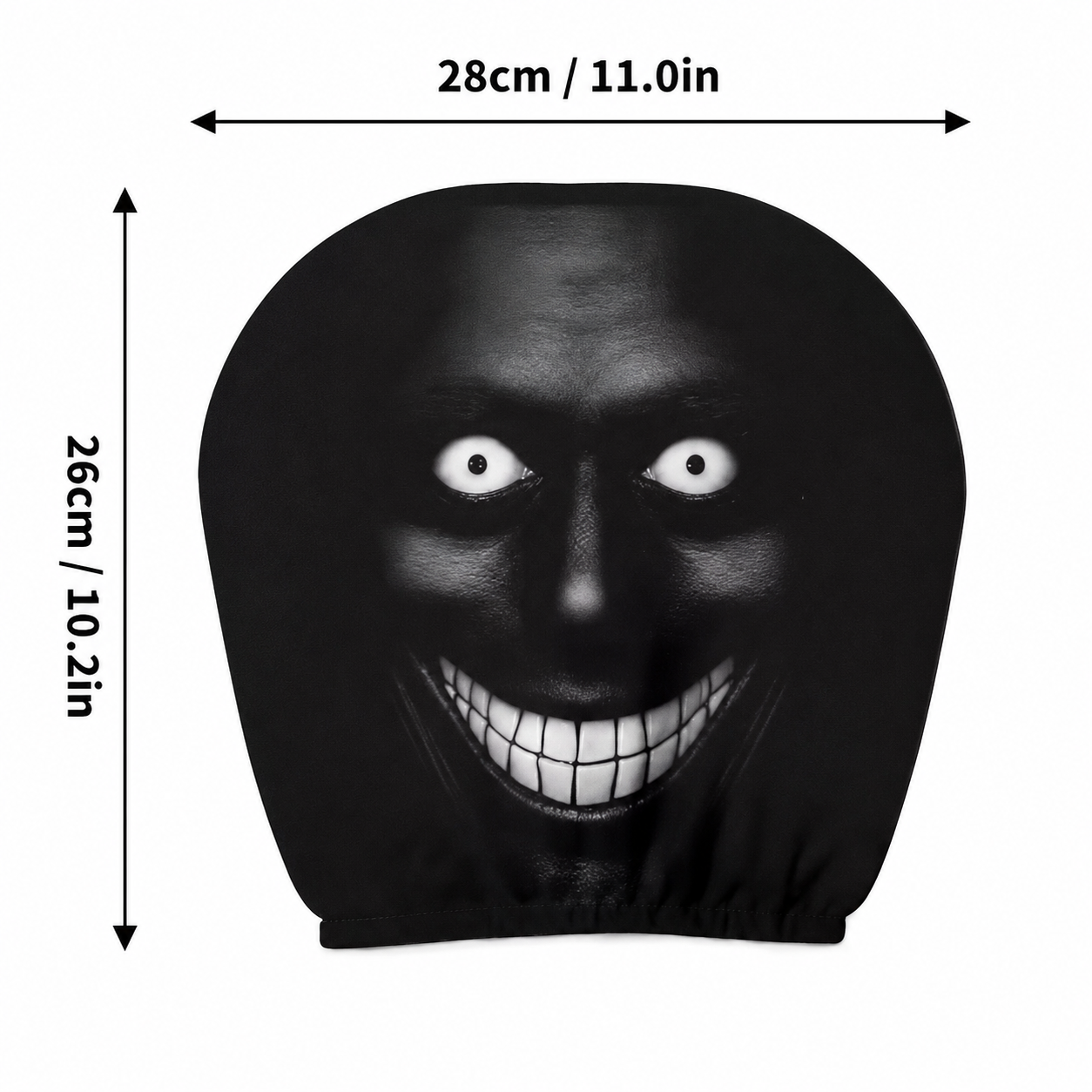 Funny Face Stretch Car Headrest Cover 🎭🚗