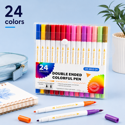 Double-Ended Multi-Functional Watercolor Pen
