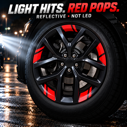 Reflective Wheel Rim Stickers / Reflective Rim Decals