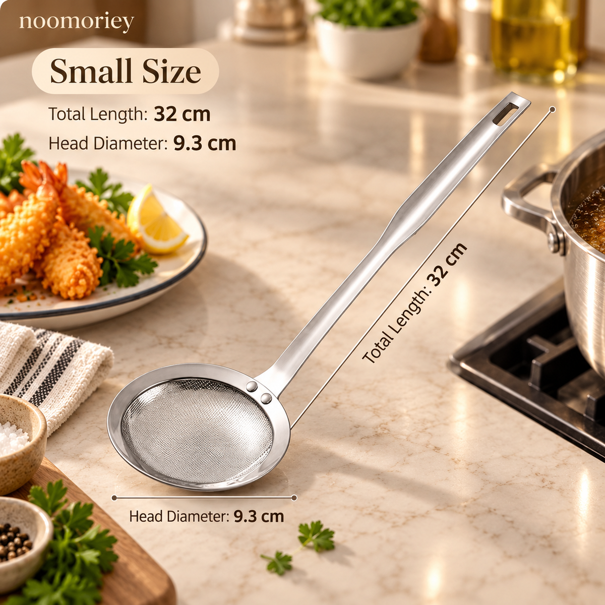 🍳Stainless Steel Fine Mesh Skimmer