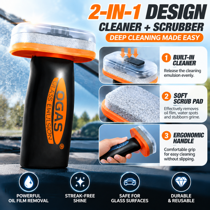 🚗 Windshield Oil Film Remover – Restore Crystal Clear Vision & Remove Stubborn Glass Haze