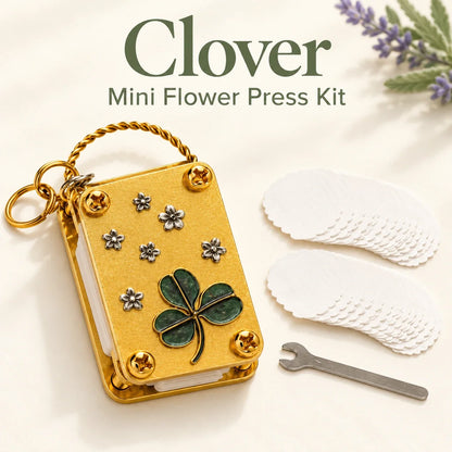 Mini Flower Press Kit 🌸 Press Petals & Clovers on the Go