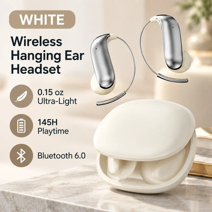 Wireless Earbuds with Ear Hooks | 145H Playtime & BT 6.0