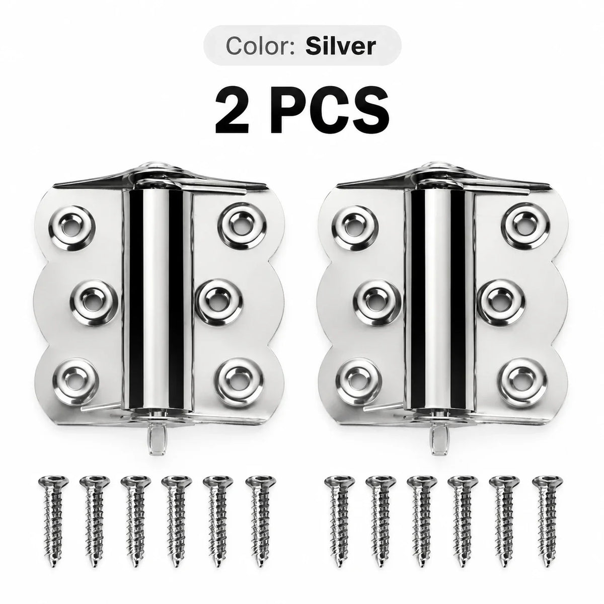 Self-Closing Spring Cabinet Hinges for Doors | 4/6 PCS