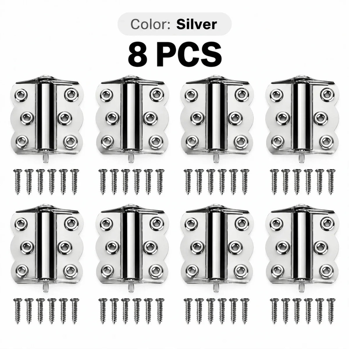 Self-Closing Spring Cabinet Hinges for Doors | 4/6 PCS