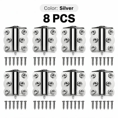 Self-Closing Spring Cabinet Hinges for Doors | 4/6 PCS
