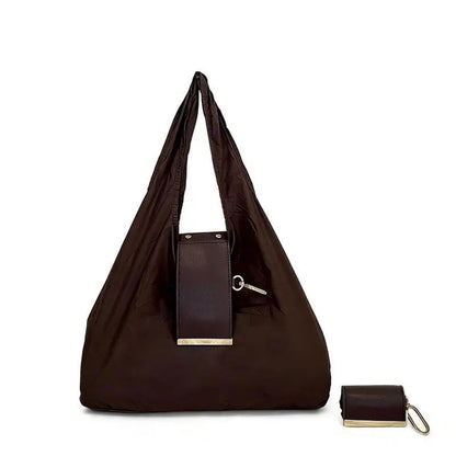 ⚡ Last Chance 49% OFF Grab-and-Go Foldable Bag | Portable Pocket Tote with Keychain 🛒