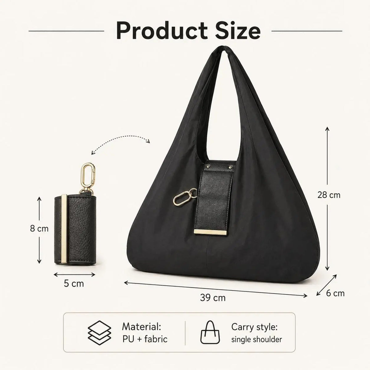⚡ Last Chance 49% OFF Grab-and-Go Foldable Bag | Portable Pocket Tote with Keychain 🛒