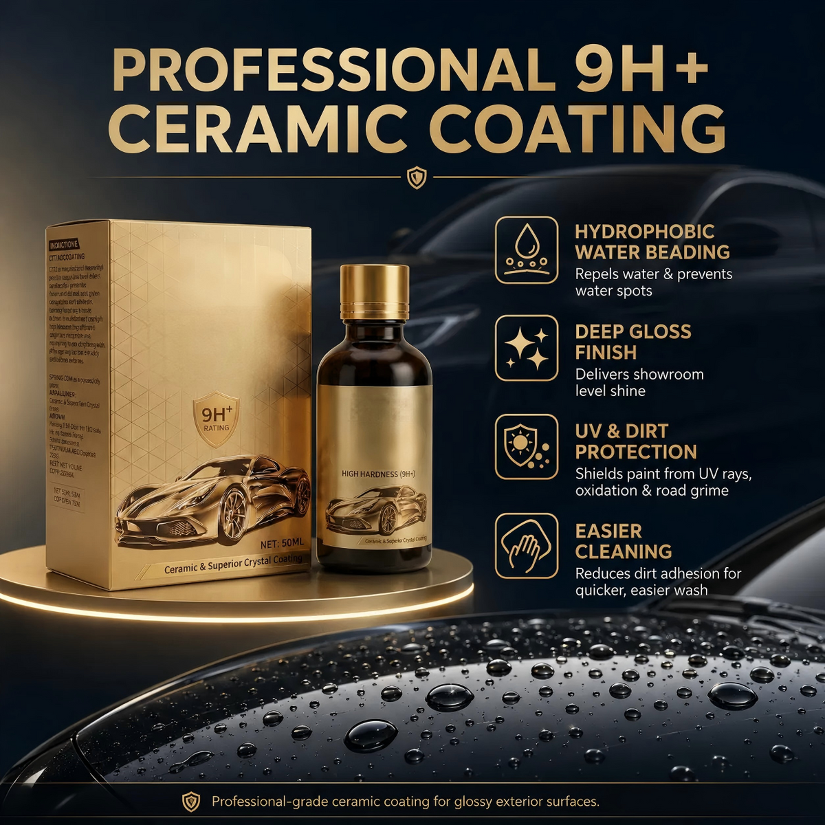 9H Graphene Ceramic Coating for Cars (50ML)