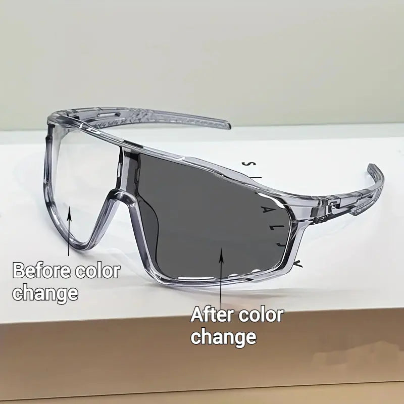 Photochromic UV-Protective Sports Sunglasses 🕶️☀️