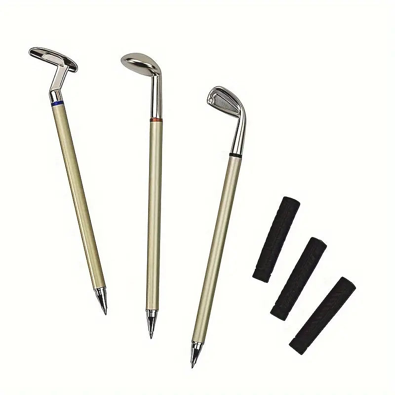 Mini Golf Club Desk Organizer & 3-Pen Set ⛳🖊️