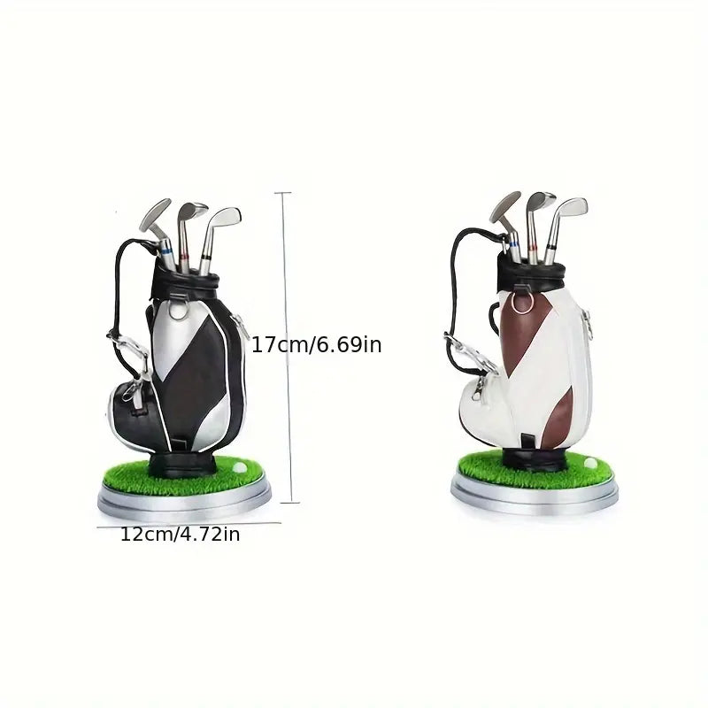 Mini Golf Club Desk Organizer & 3-Pen Set ⛳🖊️