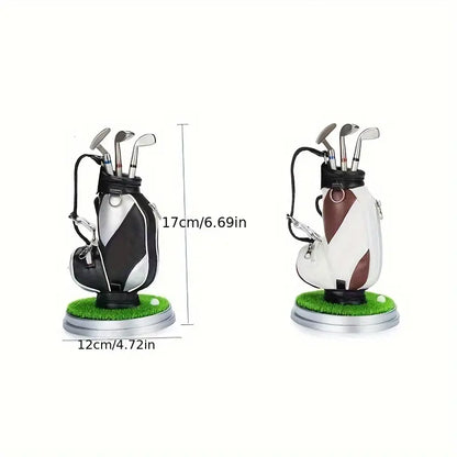 Mini Golf Club Desk Organizer & 3-Pen Set ⛳🖊️