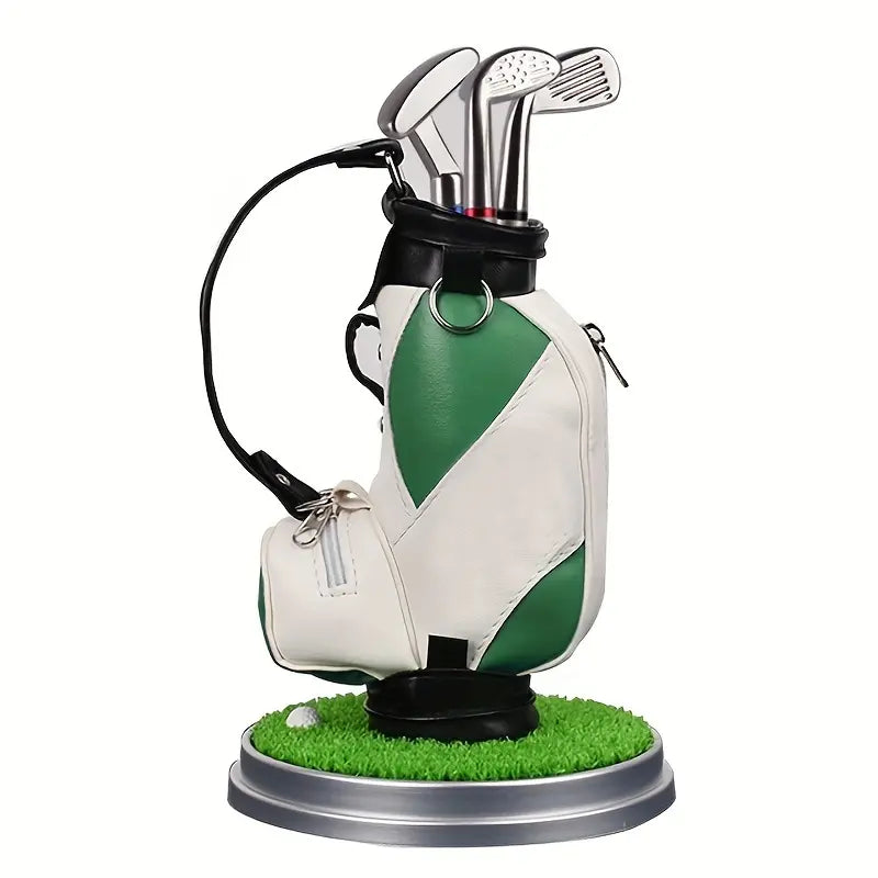 Mini Golf Club Desk Organizer & 3-Pen Set ⛳🖊️