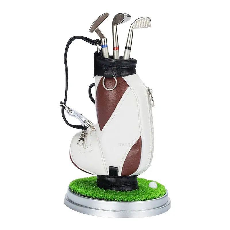 Mini Golf Club Desk Organizer & 3-Pen Set ⛳🖊️