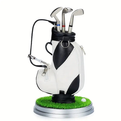 Mini Golf Club Desk Organizer & 3-Pen Set ⛳🖊️