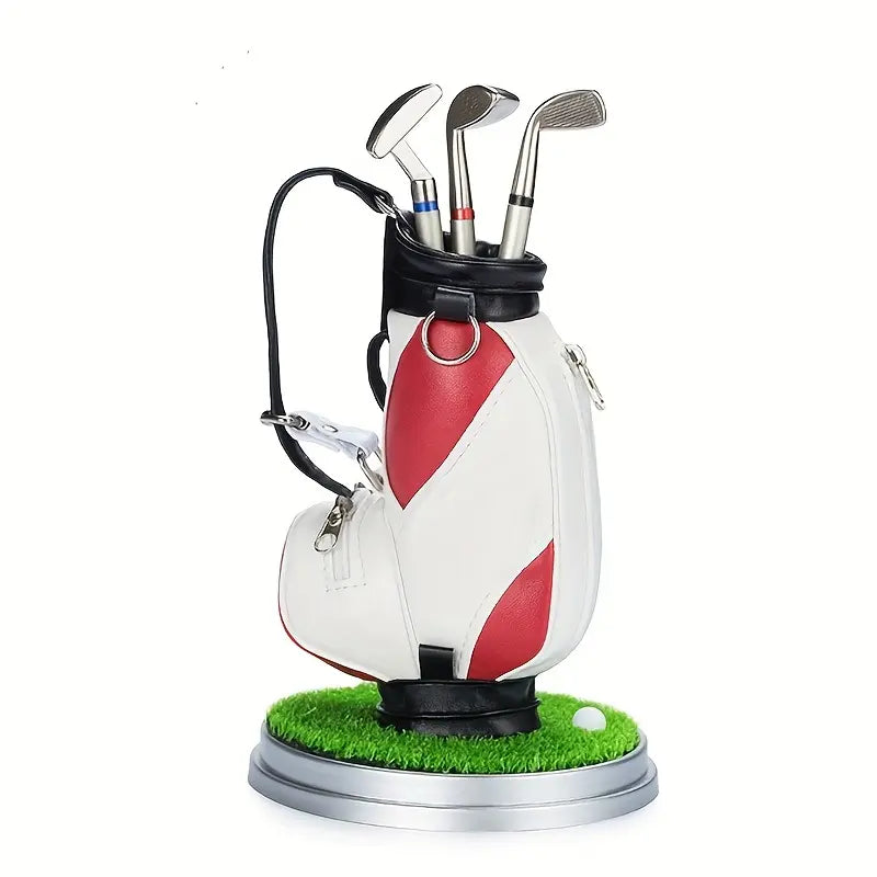Mini Golf Club Desk Organizer & 3-Pen Set ⛳🖊️