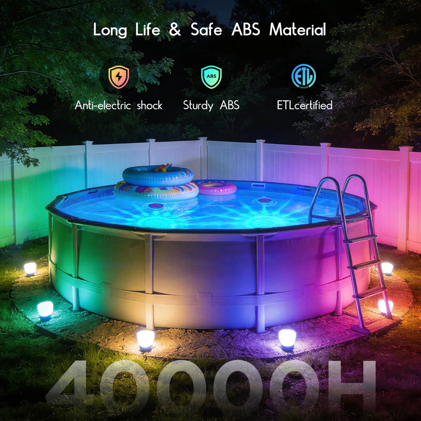 Solar Floating RGB Pool Lights ☀️🏊‍♂️