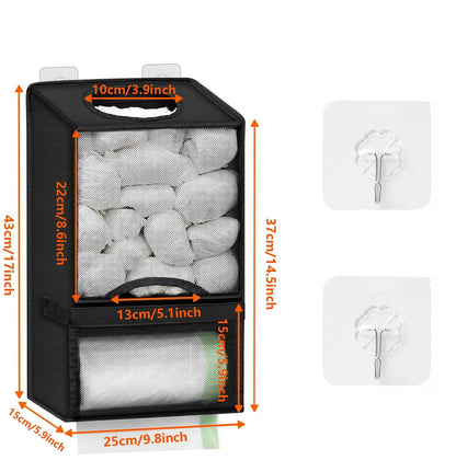 🛍️ 2-in-1 Extra-Large Plastic Bag Holder