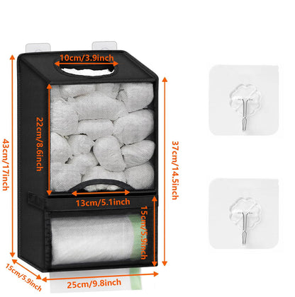 🛍️ 2-in-1 Extra-Large Plastic Bag Holder