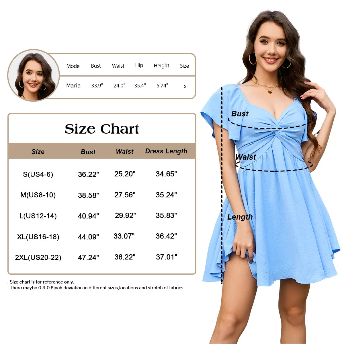 👗 Chicovar Sweetheart Knot-Front Chiffon Mini Dress