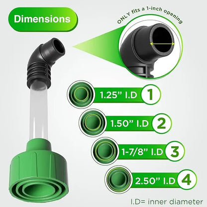 🛠️ Universal AC Drain Line Cleaner Adapter