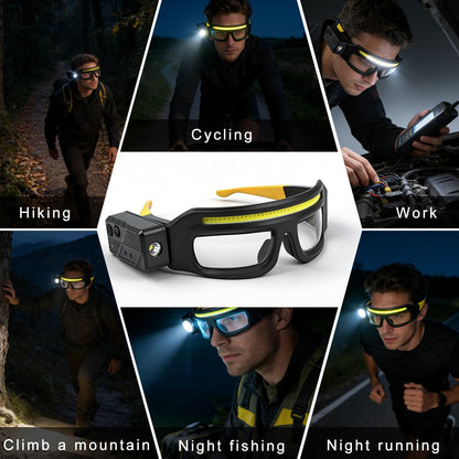 LED Headlight Glasses