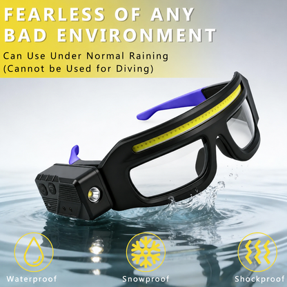 LED Headlight Glasses