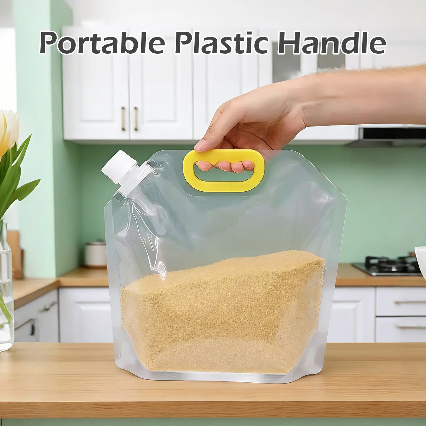 5-Pack Stand-Up Heavy-Duty Food Storage Pouches