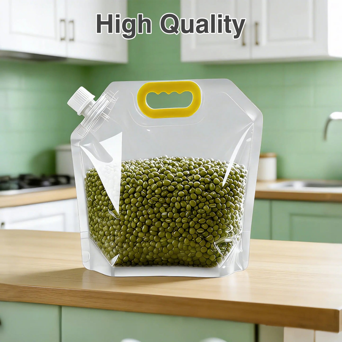 5-Pack Stand-Up Heavy-Duty Food Storage Pouches