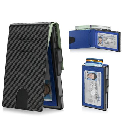 Minimalist Aluminum Pop-Up Wallet for Men