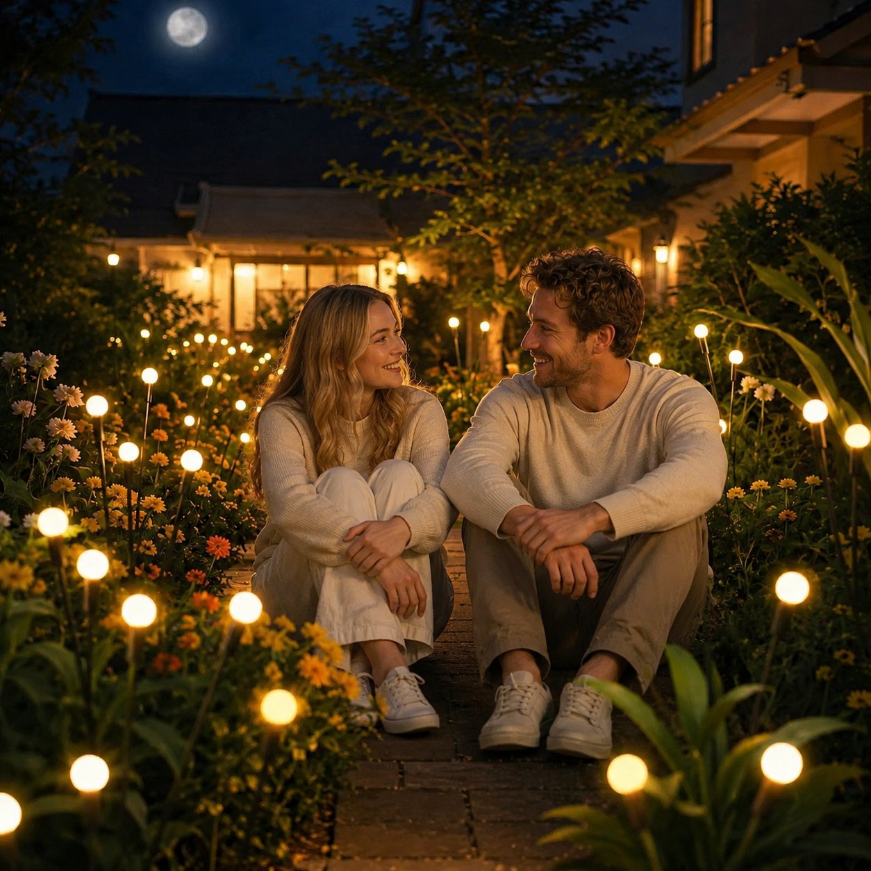 Solar Powered Firefly Swaying Garden Lights