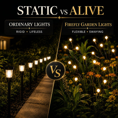 Solar Powered Firefly Swaying Garden Lights