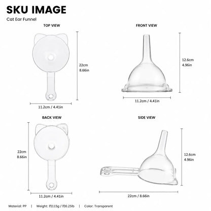 Detachable Fine Mesh Funnel Strainer