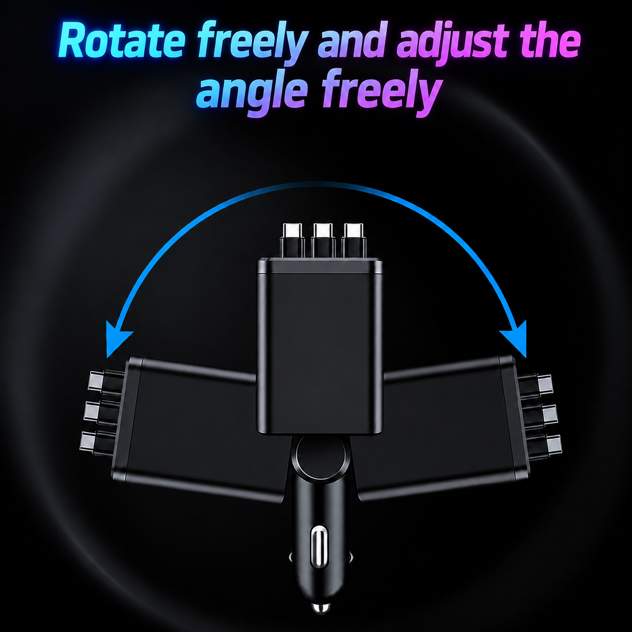 ✨Starry Ambient Light 7-in-1 Fast Car Charger