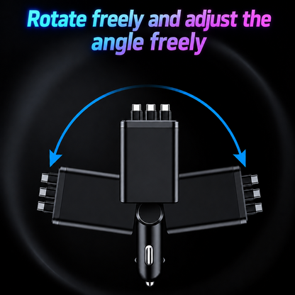 ✨Starry Ambient Light 7-in-1 Fast Car Charger