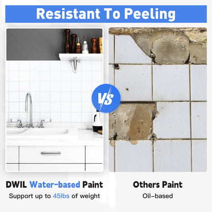 🎨 Water-Based Tile Recoloring Paint – Bathroom Ceramic & Glass Refresh