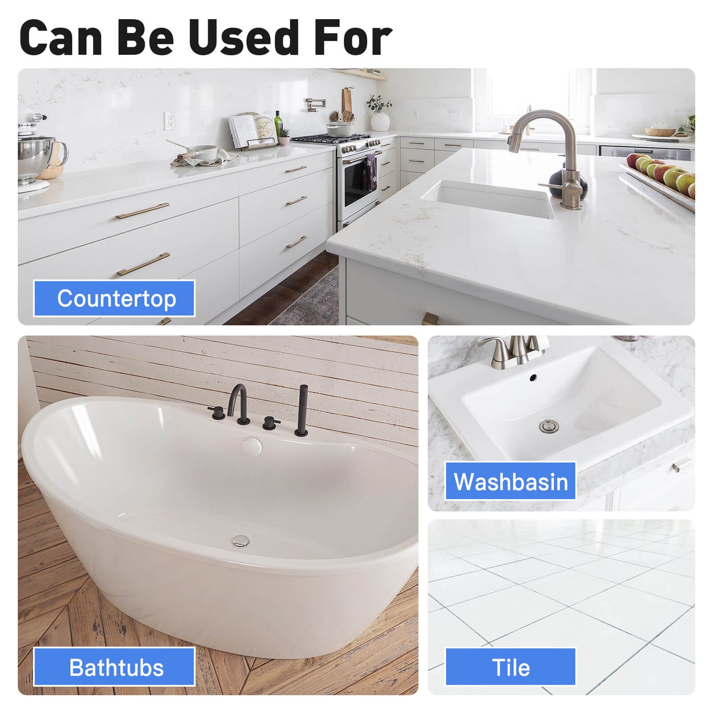 🎨 Water-Based Tile Recoloring Paint – Bathroom Ceramic & Glass Refresh