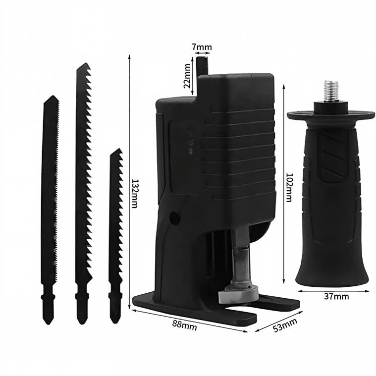 🪚 Electric Drill to Reciprocating Saw Conversion Attachment