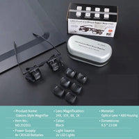 4 sets of lenses [silver case]/2X 6X 10X 2