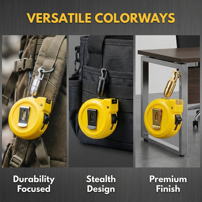 ⚙️ 4-in-1 Waterproof EDC Keychain Capsule Tool