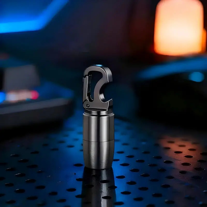 ⚙️ 4-in-1 Waterproof EDC Keychain Capsule Tool