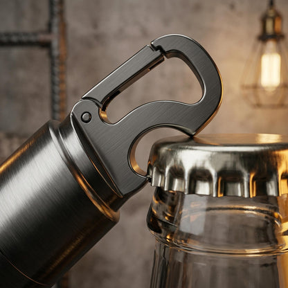 ⚙️ 4-in-1 Waterproof EDC Keychain Capsule Tool